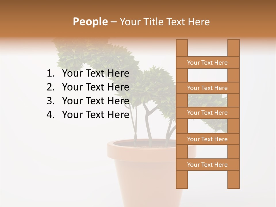 Sign White Market PowerPoint Template