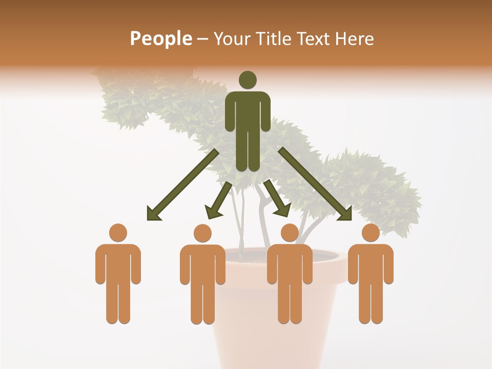 Sign White Market PowerPoint Template