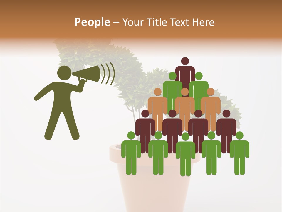 Sign White Market PowerPoint Template