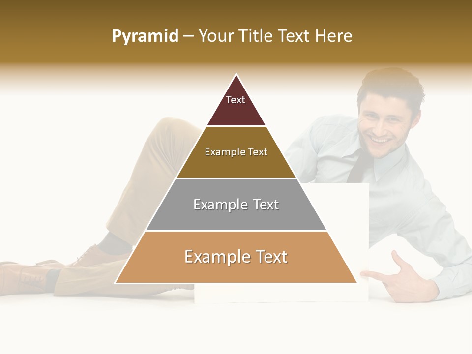 Showing Young Adult People PowerPoint Template