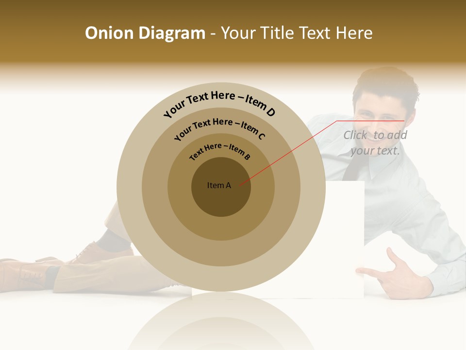 Showing Young Adult People PowerPoint Template