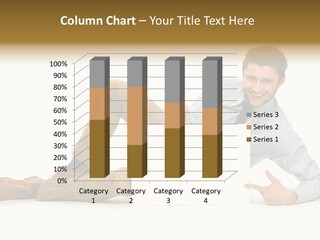 Showing Young Adult People PowerPoint Template