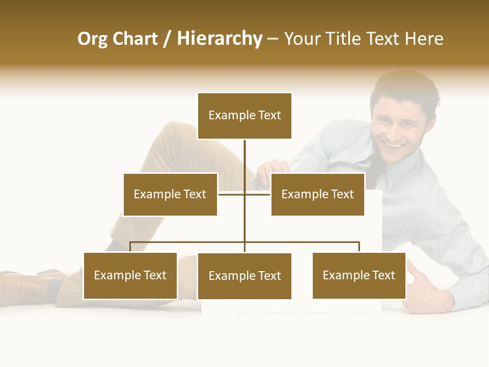 Showing Young Adult People PowerPoint Template