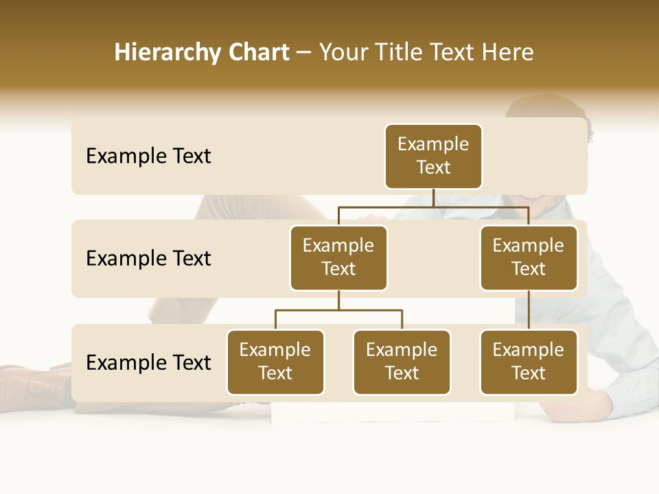 Showing Young Adult People PowerPoint Template