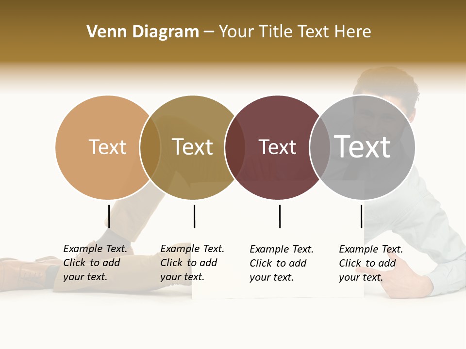 Showing Young Adult People PowerPoint Template
