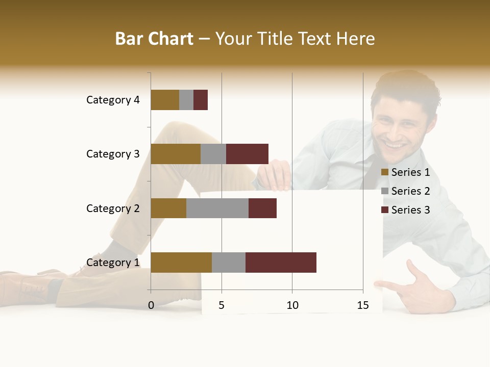 Showing Young Adult People PowerPoint Template
