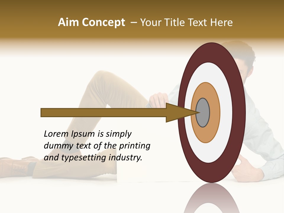 Showing Young Adult People PowerPoint Template