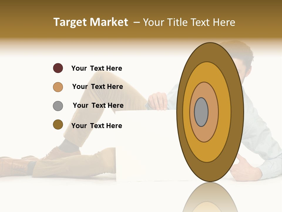 Showing Young Adult People PowerPoint Template