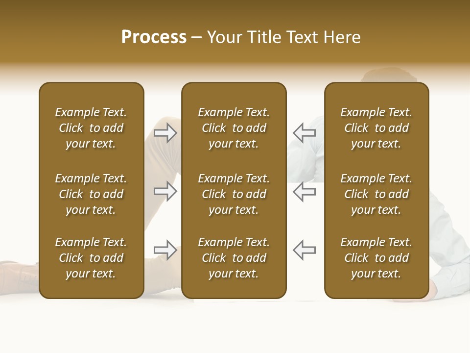 Showing Young Adult People PowerPoint Template