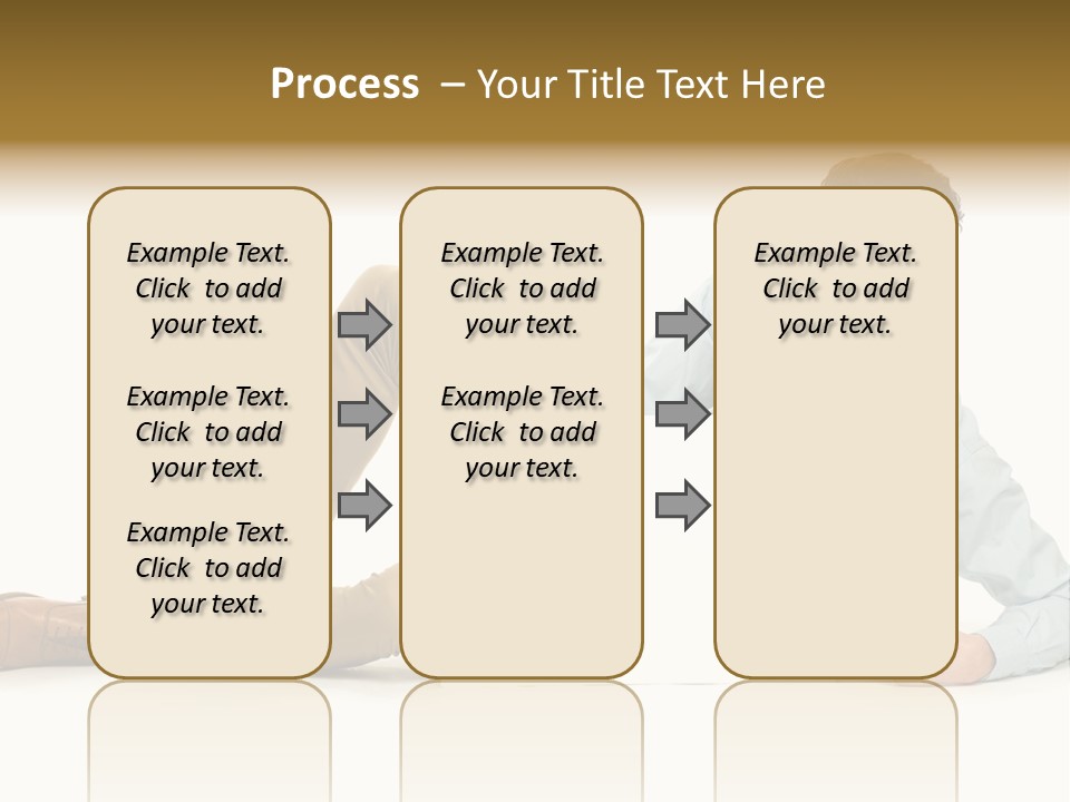 Showing Young Adult People PowerPoint Template