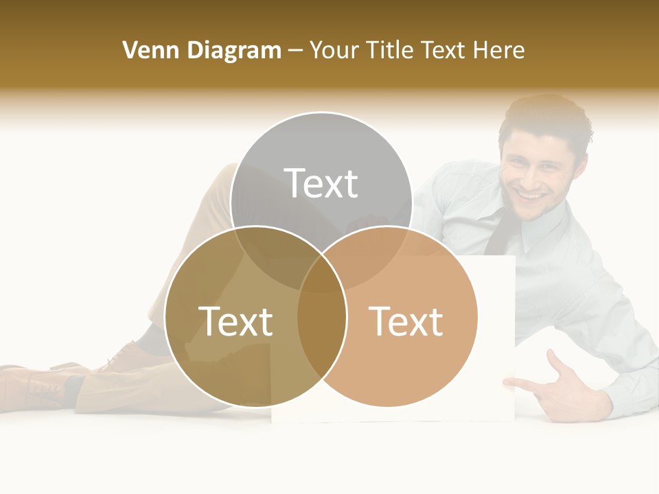 Showing Young Adult People PowerPoint Template