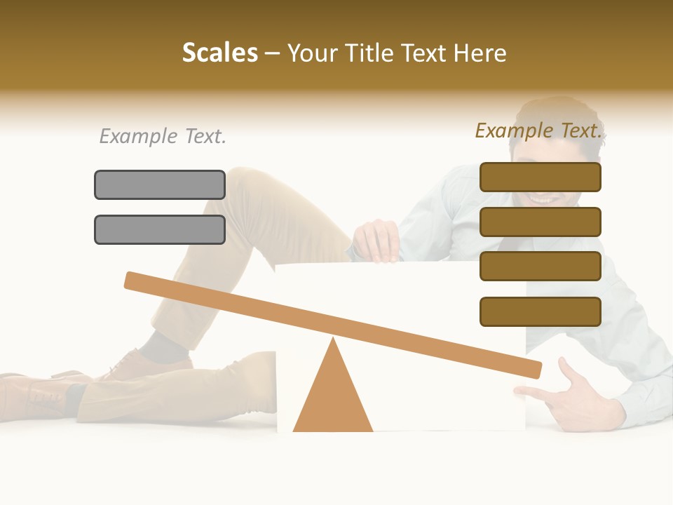 Showing Young Adult People PowerPoint Template