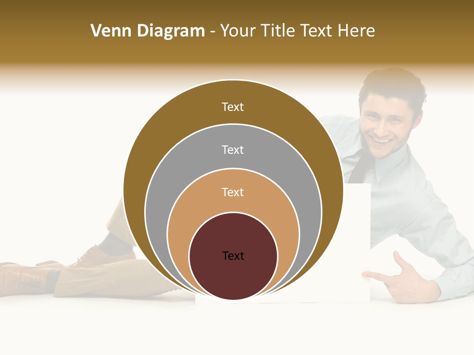 Showing Young Adult People PowerPoint Template