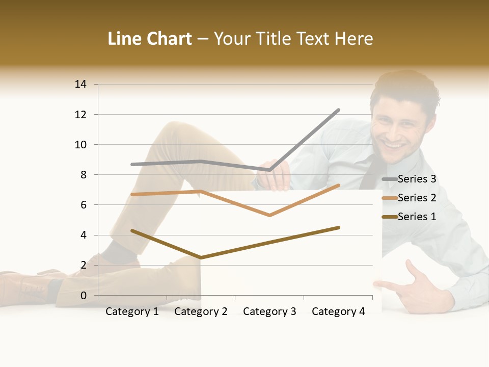 Showing Young Adult People PowerPoint Template