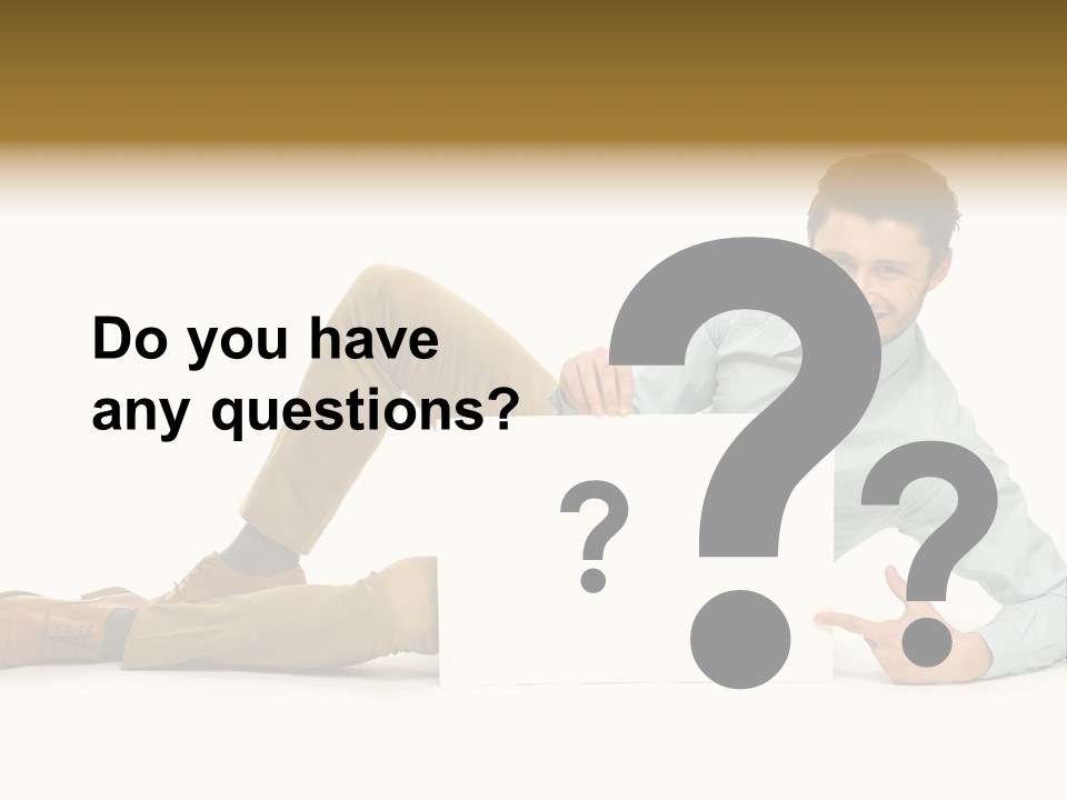 Showing Young Adult People PowerPoint Template