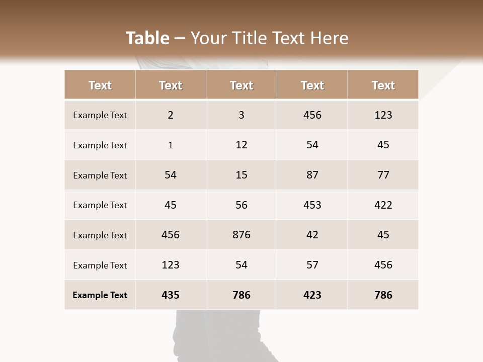 Happy Showing Businessman PowerPoint Template