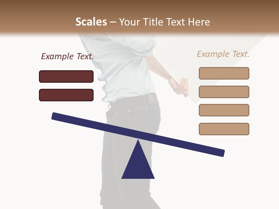 Happy Showing Businessman PowerPoint Template