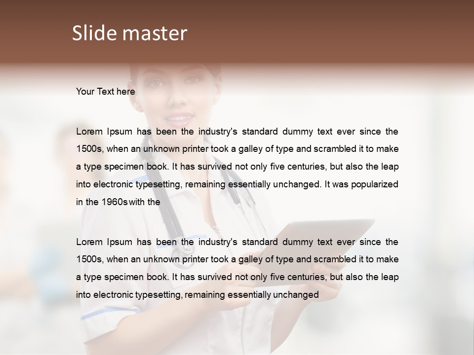 Technology Occupation Women PowerPoint Template