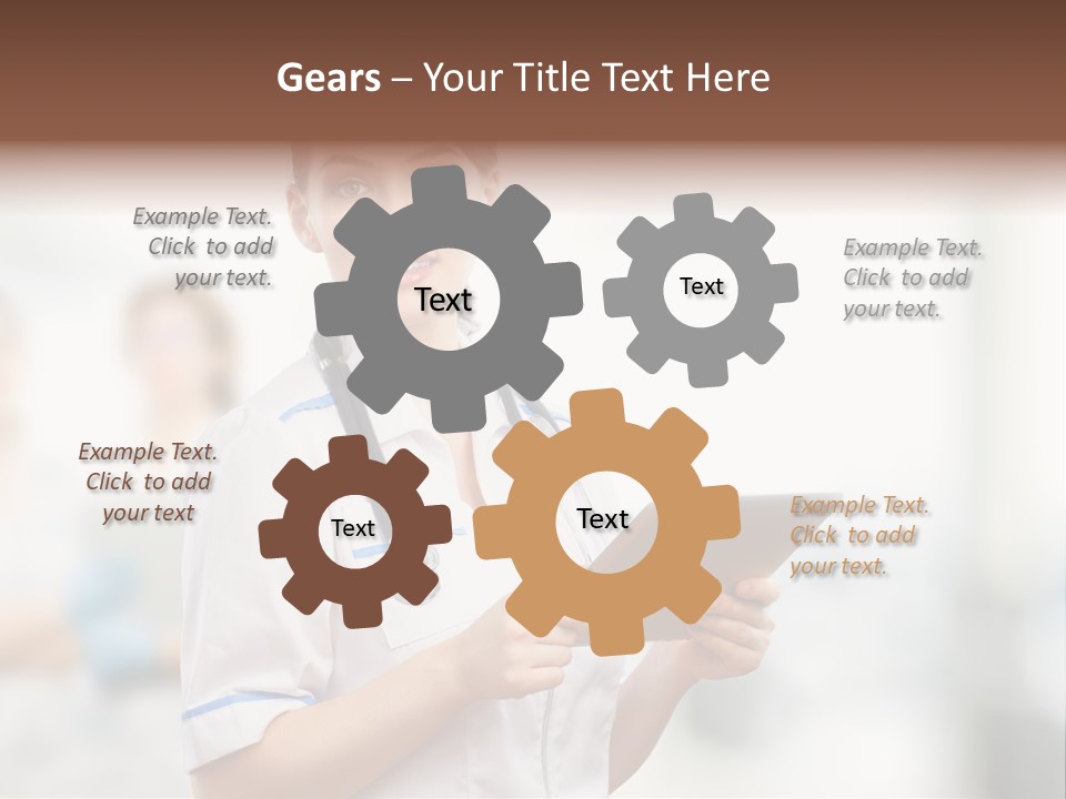 Technology Occupation Women PowerPoint Template