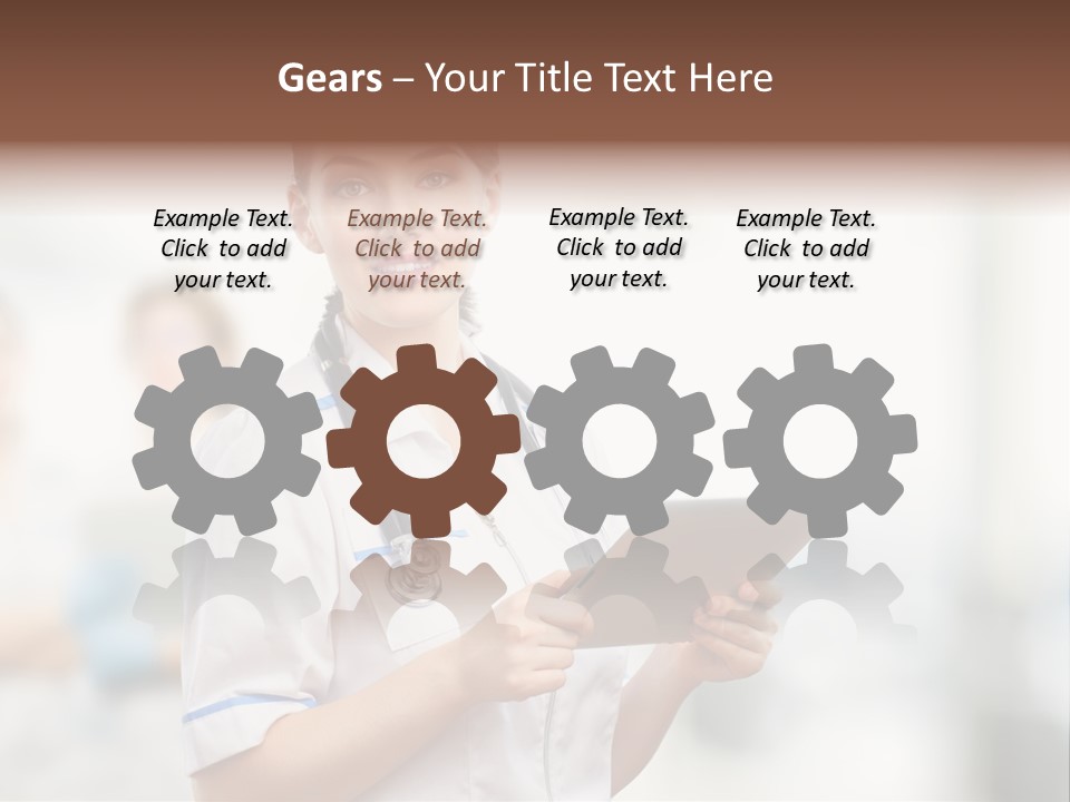 Technology Occupation Women PowerPoint Template