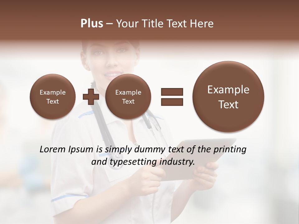 Technology Occupation Women PowerPoint Template