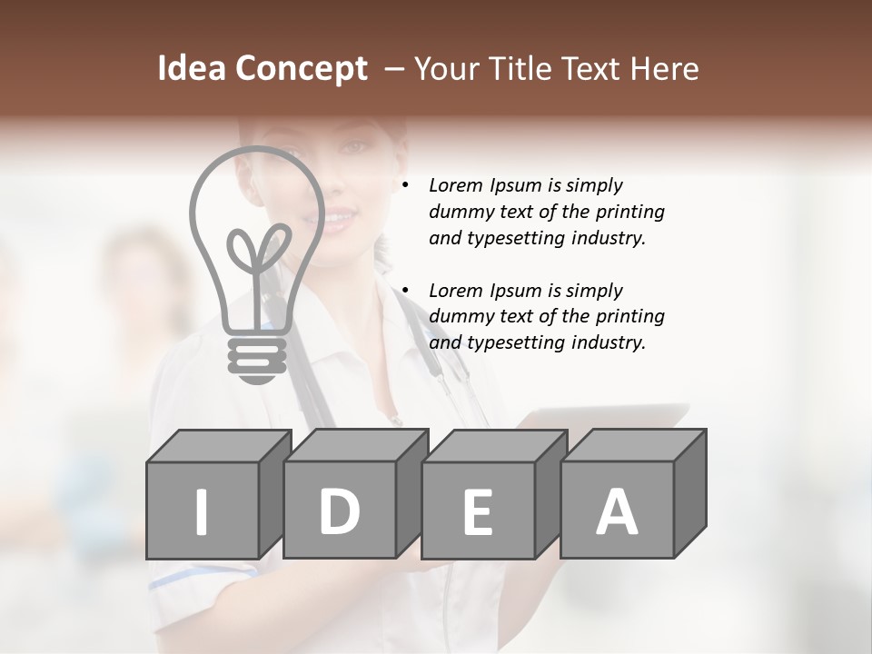 Technology Occupation Women PowerPoint Template