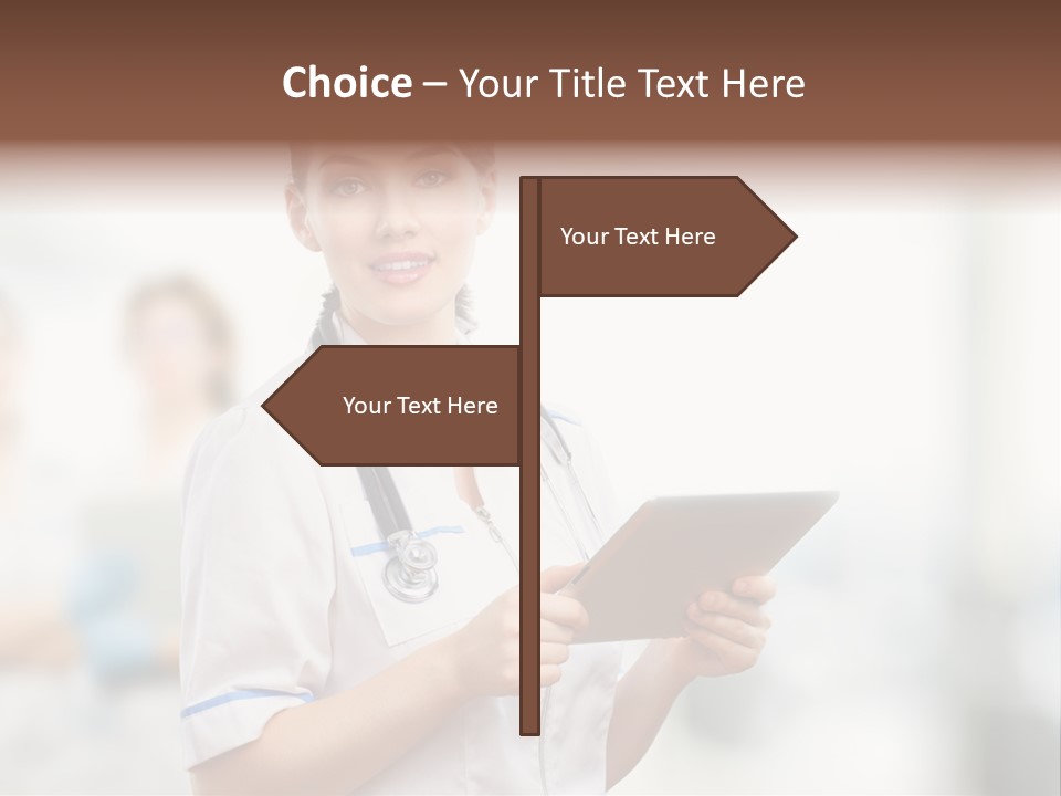 Technology Occupation Women PowerPoint Template