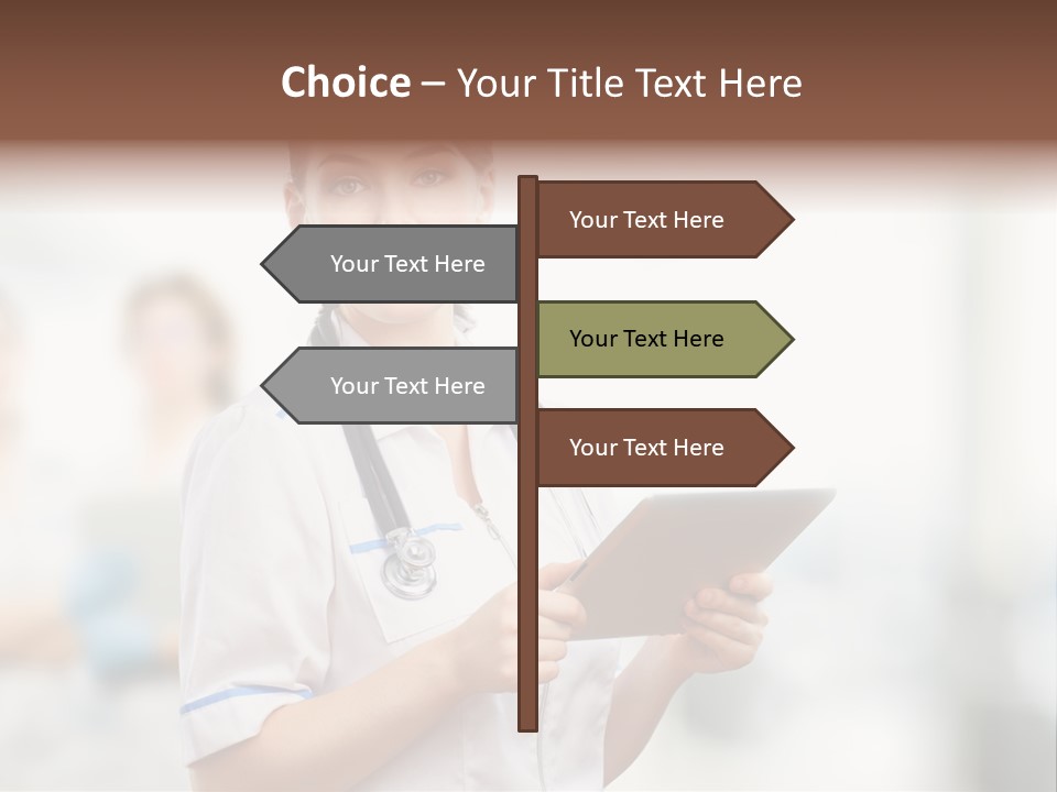 Technology Occupation Women PowerPoint Template