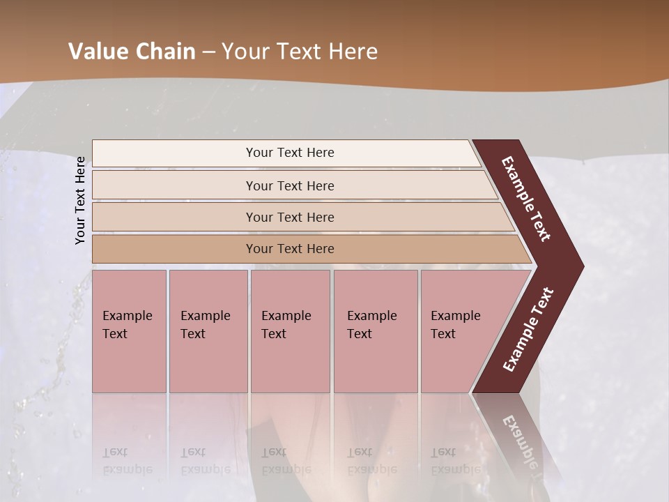Wet Girl Meteorology PowerPoint Template