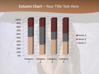 Wet Girl Meteorology PowerPoint Template