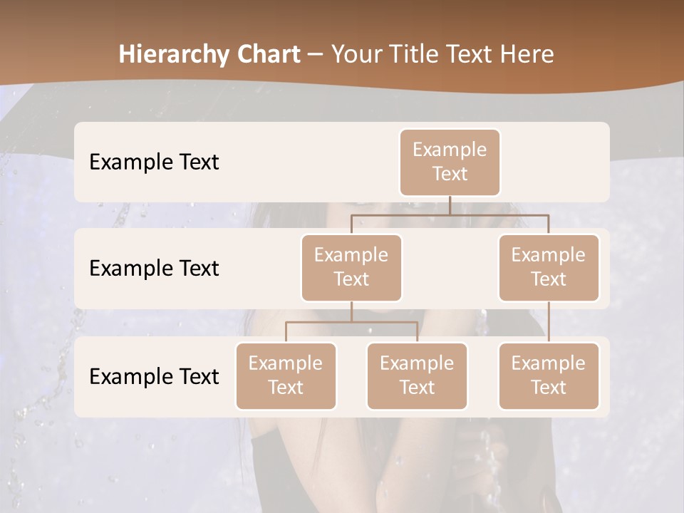 Wet Girl Meteorology PowerPoint Template