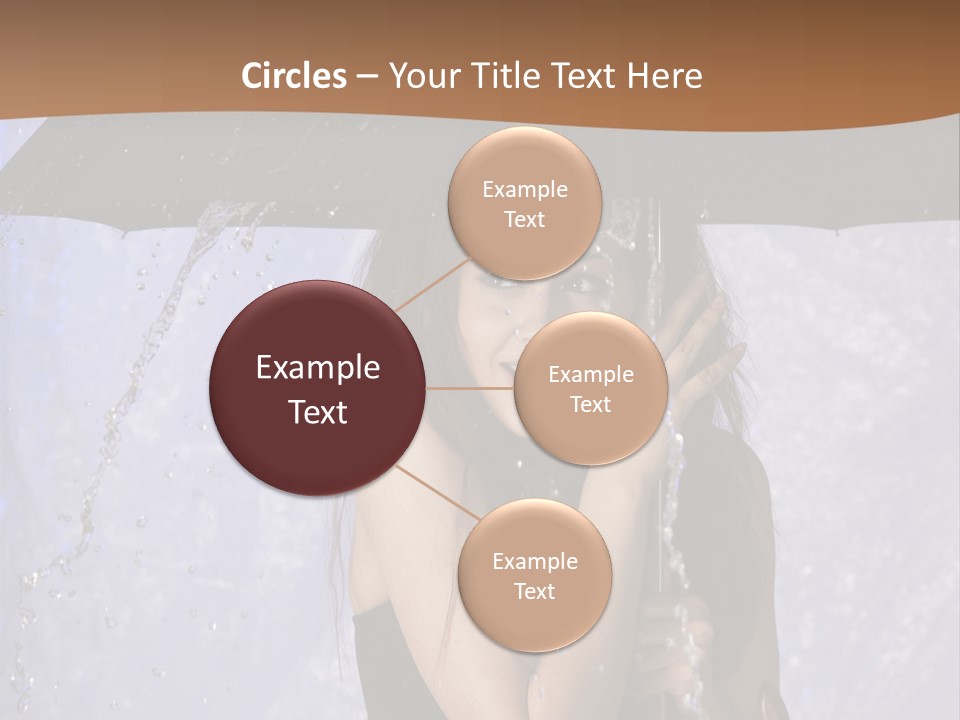 Wet Girl Meteorology PowerPoint Template