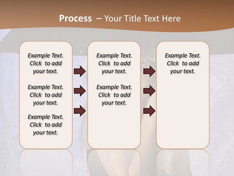 Wet Girl Meteorology PowerPoint Template