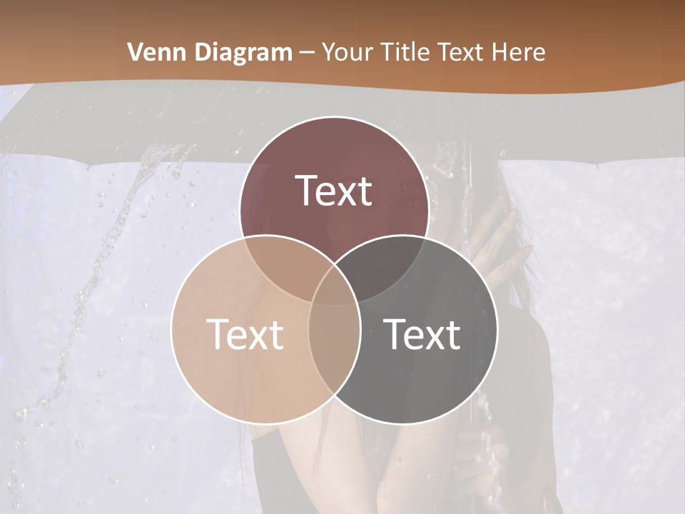 Wet Girl Meteorology PowerPoint Template