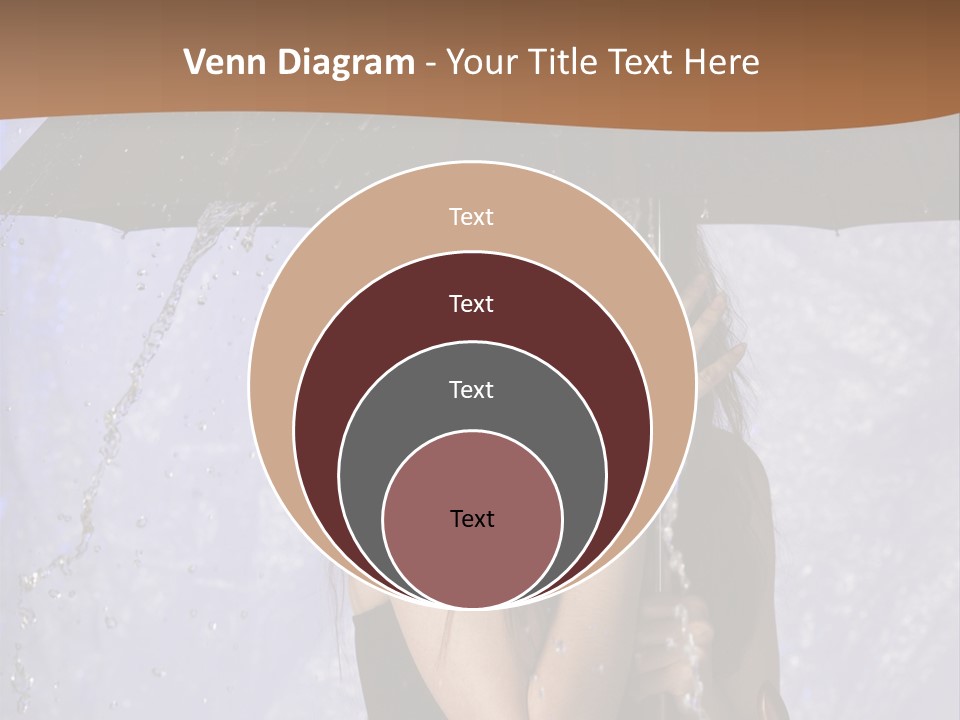 Wet Girl Meteorology PowerPoint Template