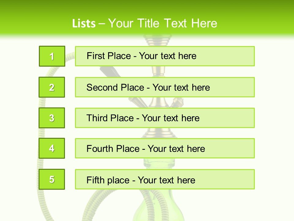 Water Arabia Turkish PowerPoint Template