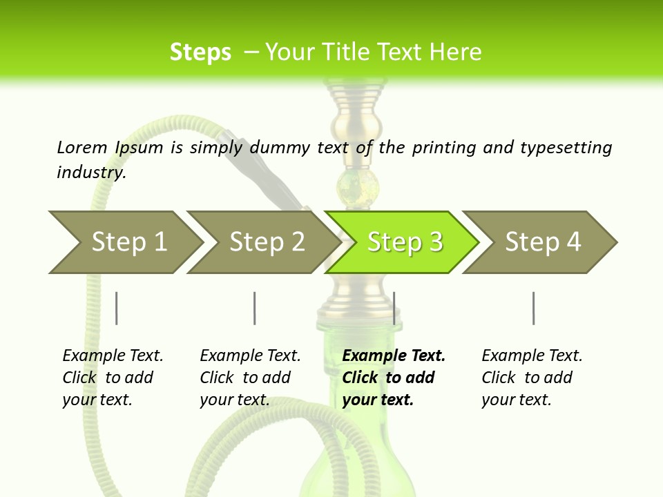 Water Arabia Turkish PowerPoint Template