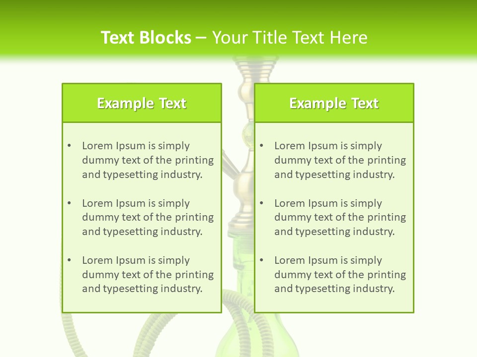 Water Arabia Turkish PowerPoint Template