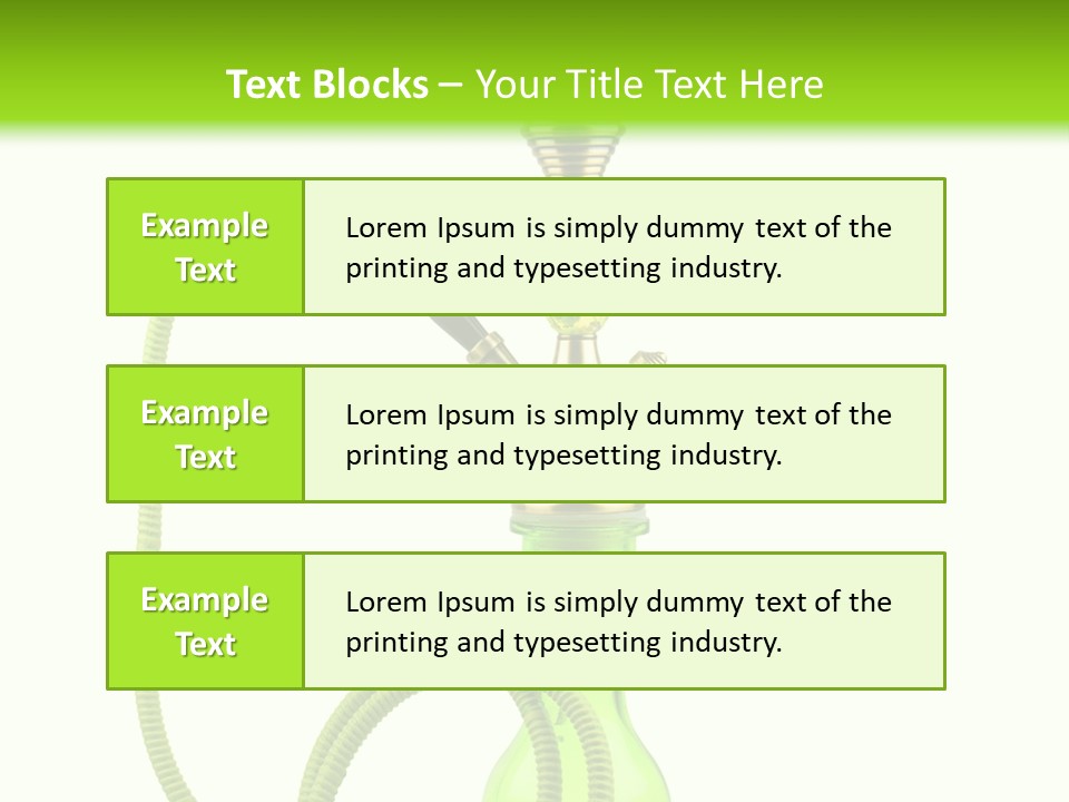 Water Arabia Turkish PowerPoint Template