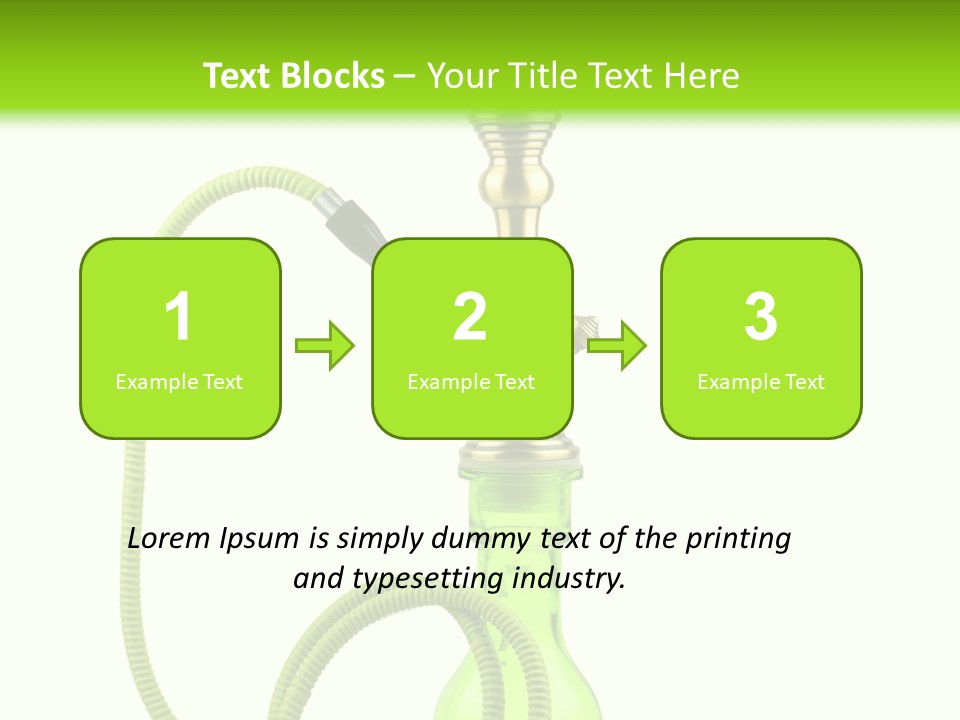 Water Arabia Turkish PowerPoint Template