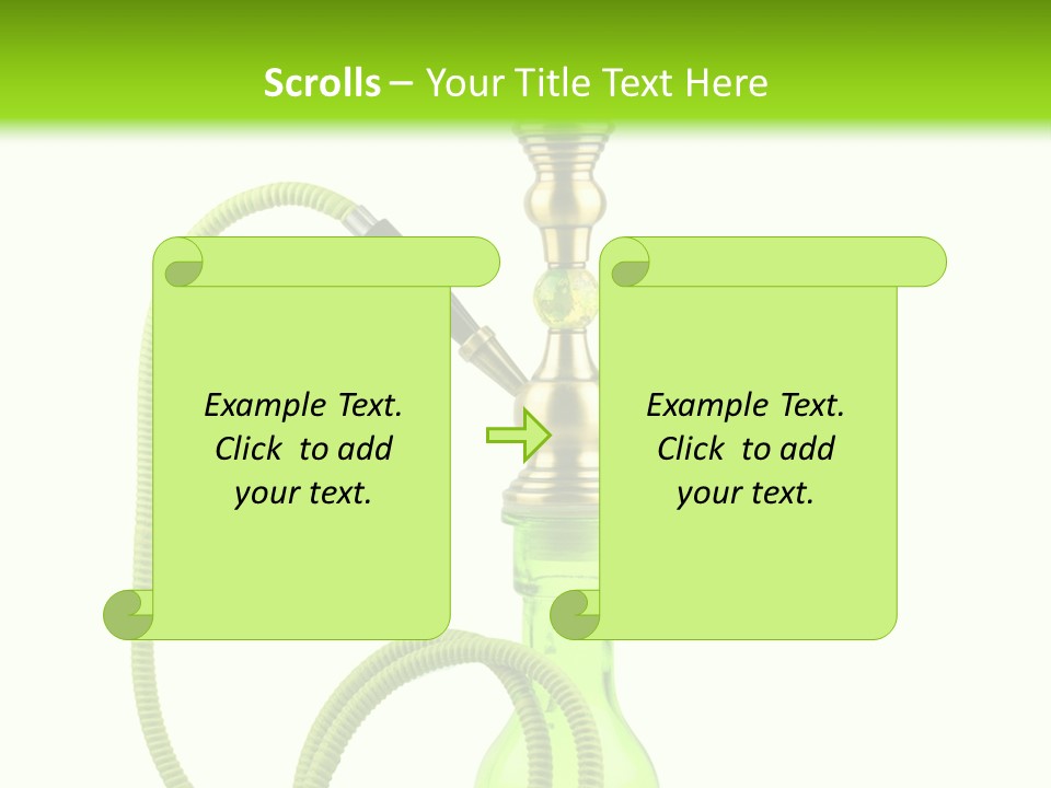 Water Arabia Turkish PowerPoint Template