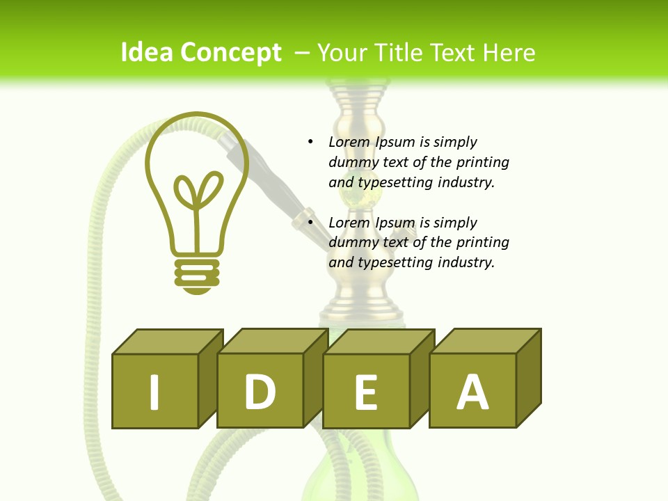 Water Arabia Turkish PowerPoint Template