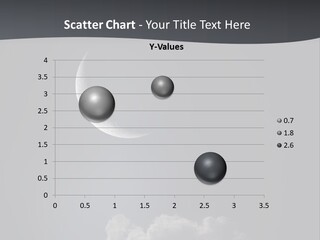 Crater Lunar White PowerPoint Template