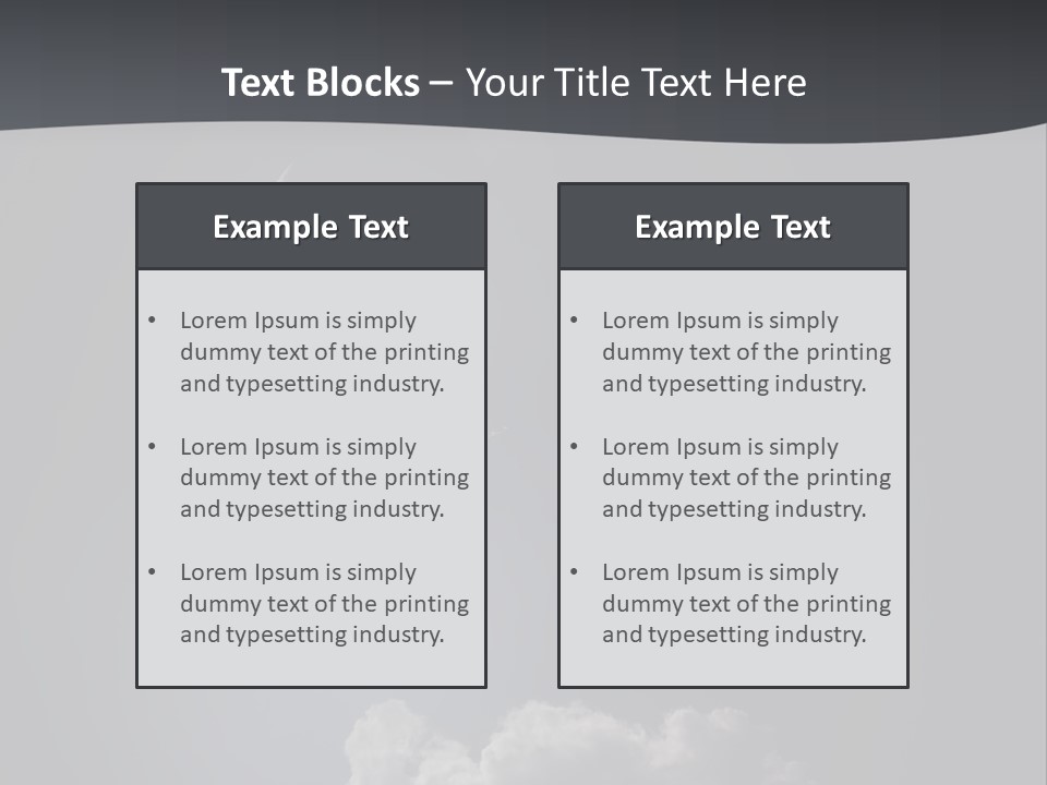 Crater Lunar White PowerPoint Template