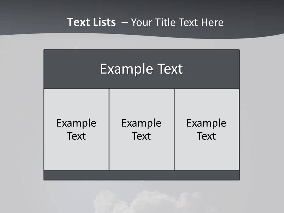 Crater Lunar White PowerPoint Template