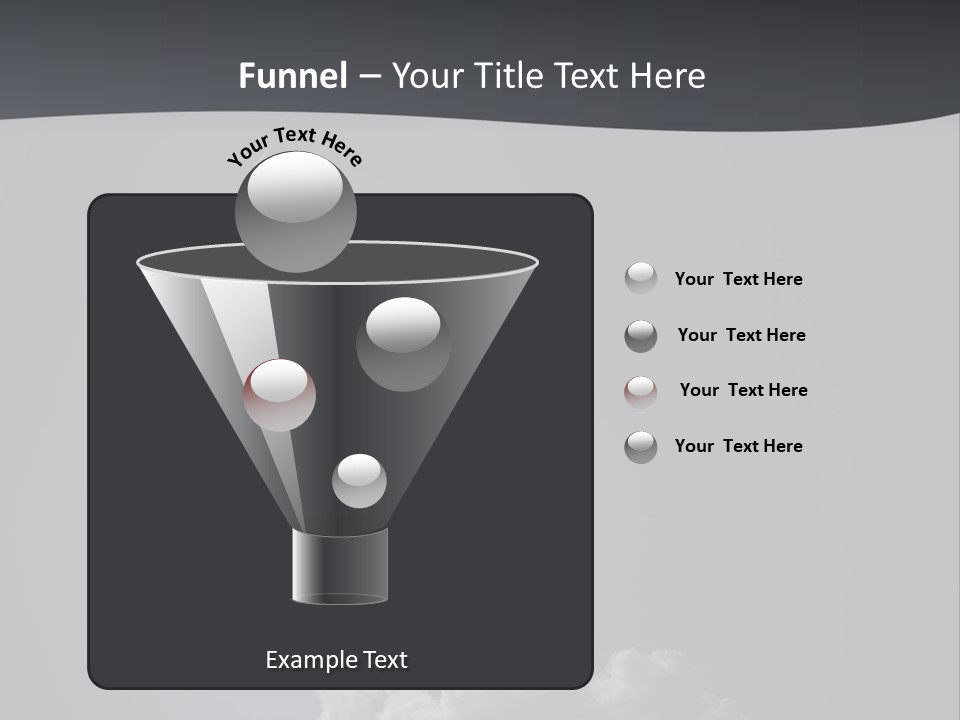 Crater Lunar White PowerPoint Template