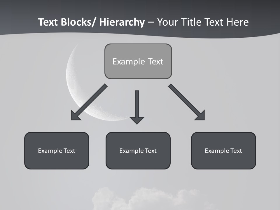 Crater Lunar White PowerPoint Template