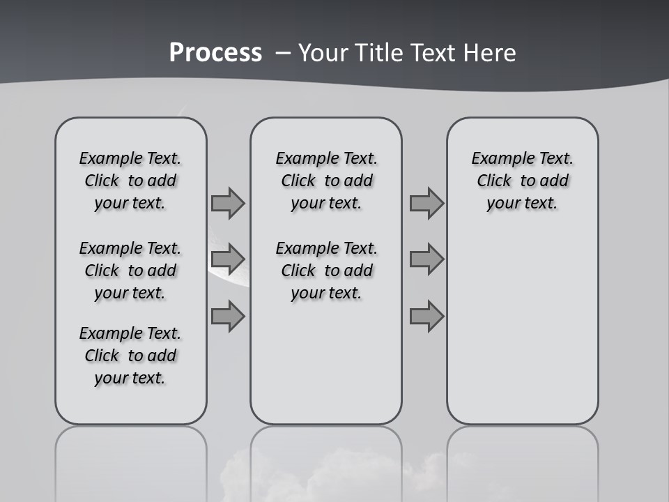 Crater Lunar White PowerPoint Template
