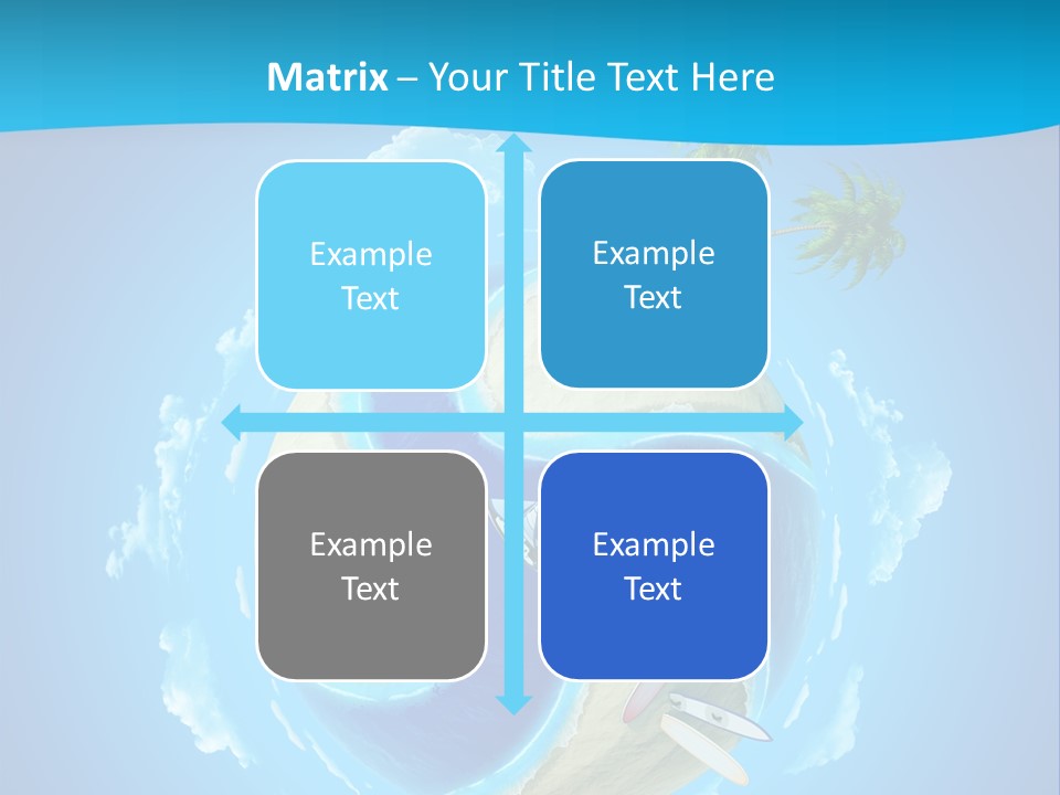 Blue Leisure Rest PowerPoint Template