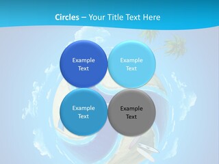 Blue Leisure Rest PowerPoint Template